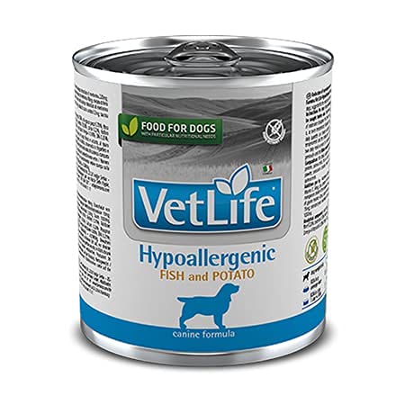 Farmina Vet Life Hypoallergenic Dog Food Fish & Potato Wet Canned Gravy, 300g