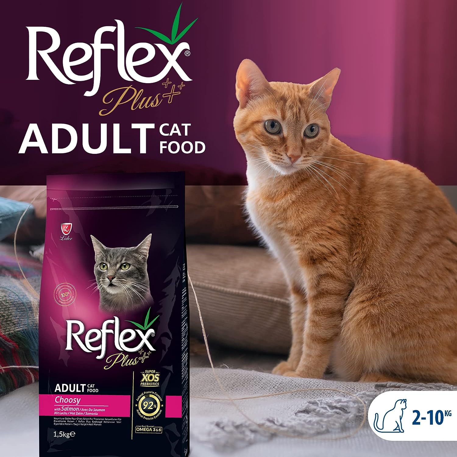 Reflex Plus Salmon Adult 1.5kg