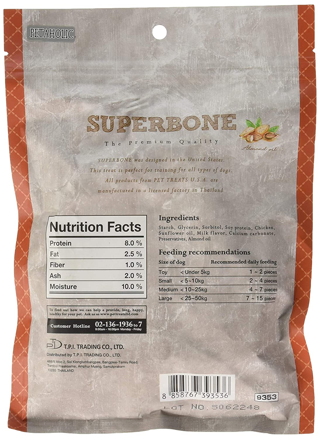 Superbone Almond Oil Bones Style