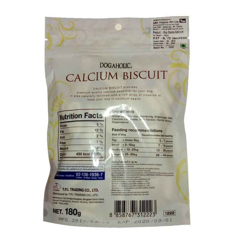 Dog Cookie Calcium