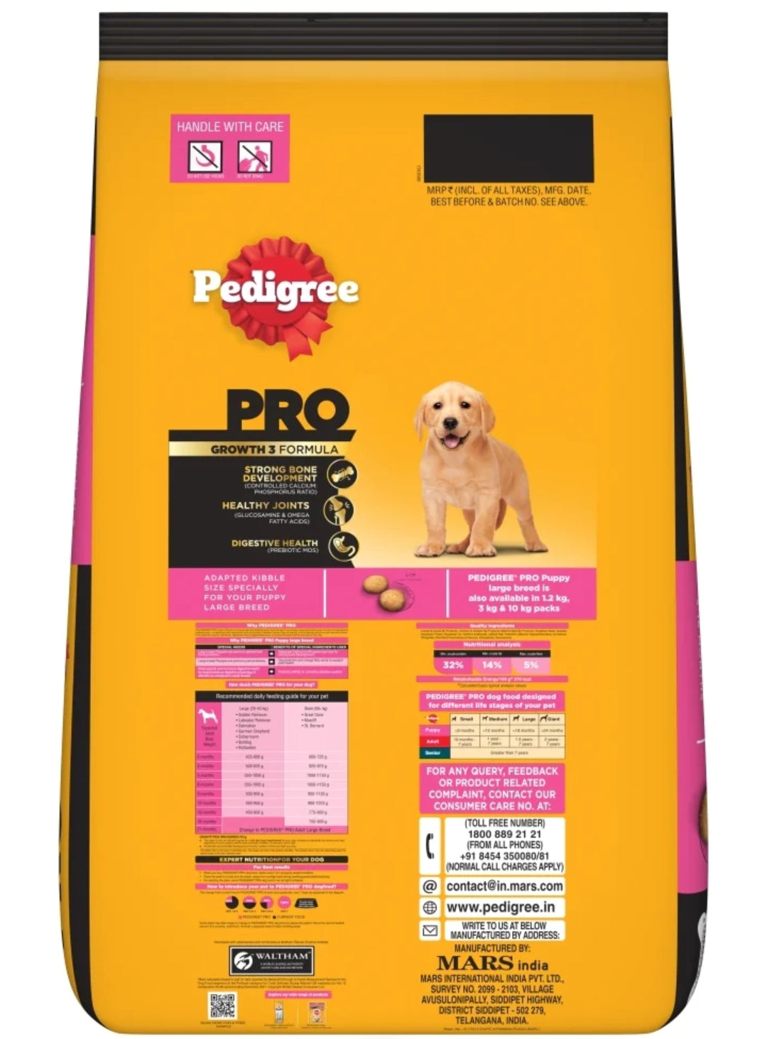 Pedigree PRO Expert Nutrition Dry Dog Food for Small Breed Adult Dogs