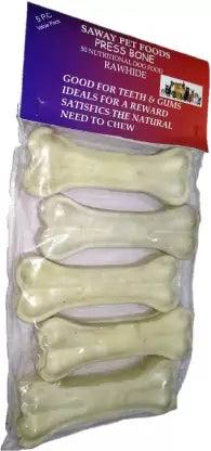 Rawhide Bone 4'' 5pc