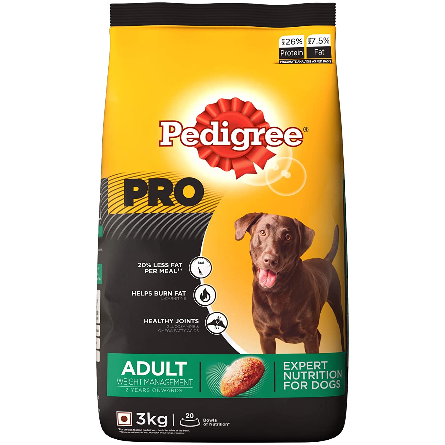 Pedigree PRO Expert Nutrition Adult Dogs Dry Dog Food Weight Management