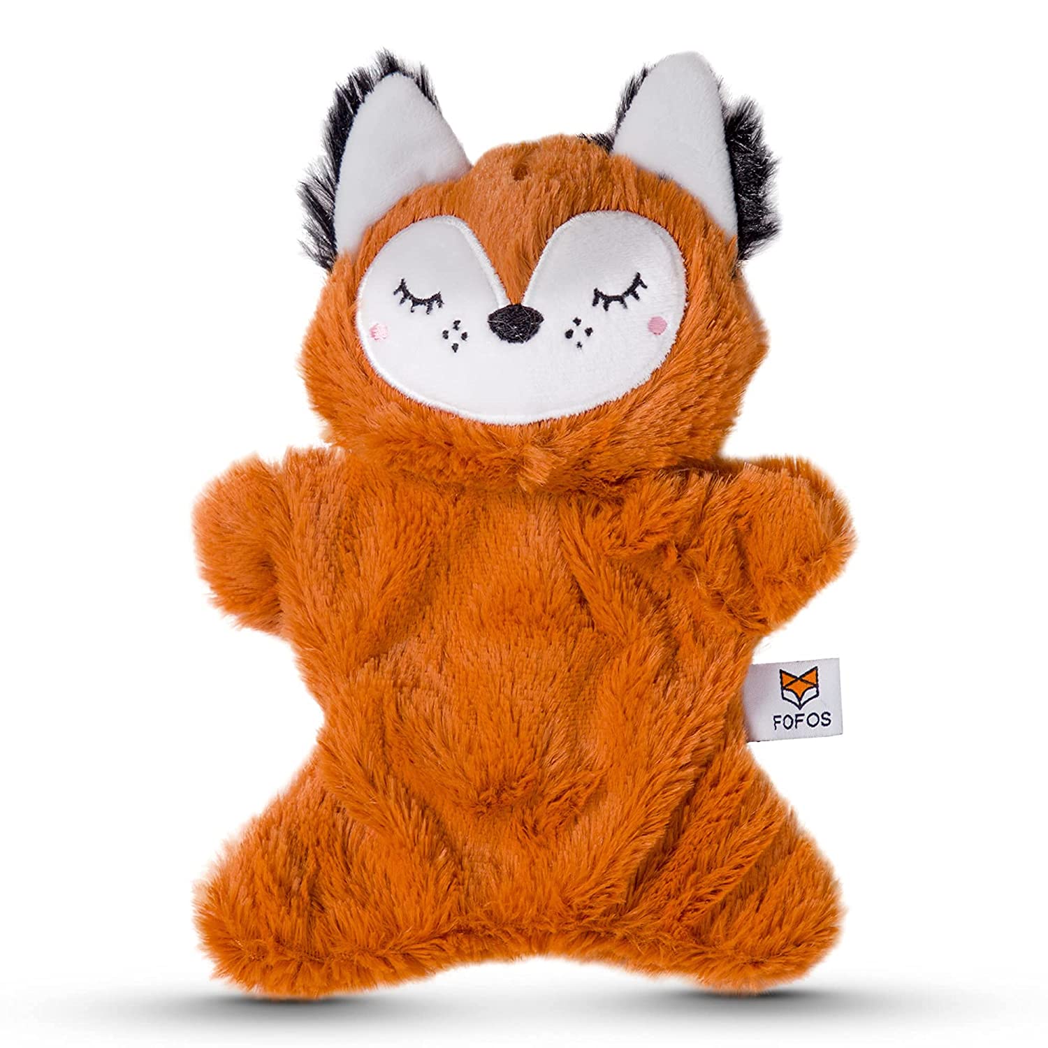 FOFOS Crinkle Toy Glove Plush Fox