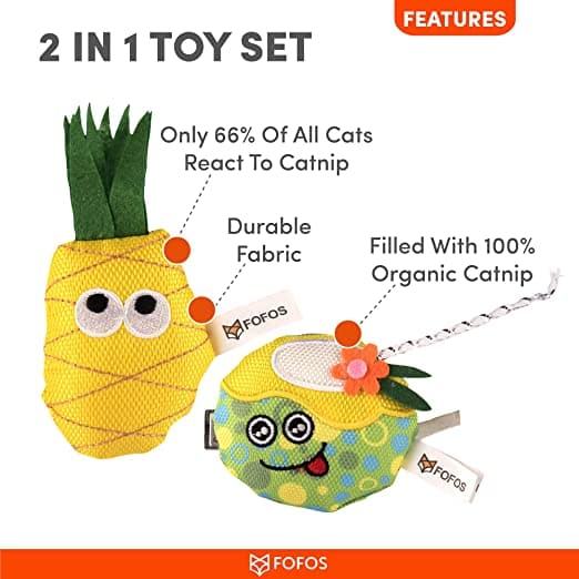 Fofos Cute Treat Toy Pineapple