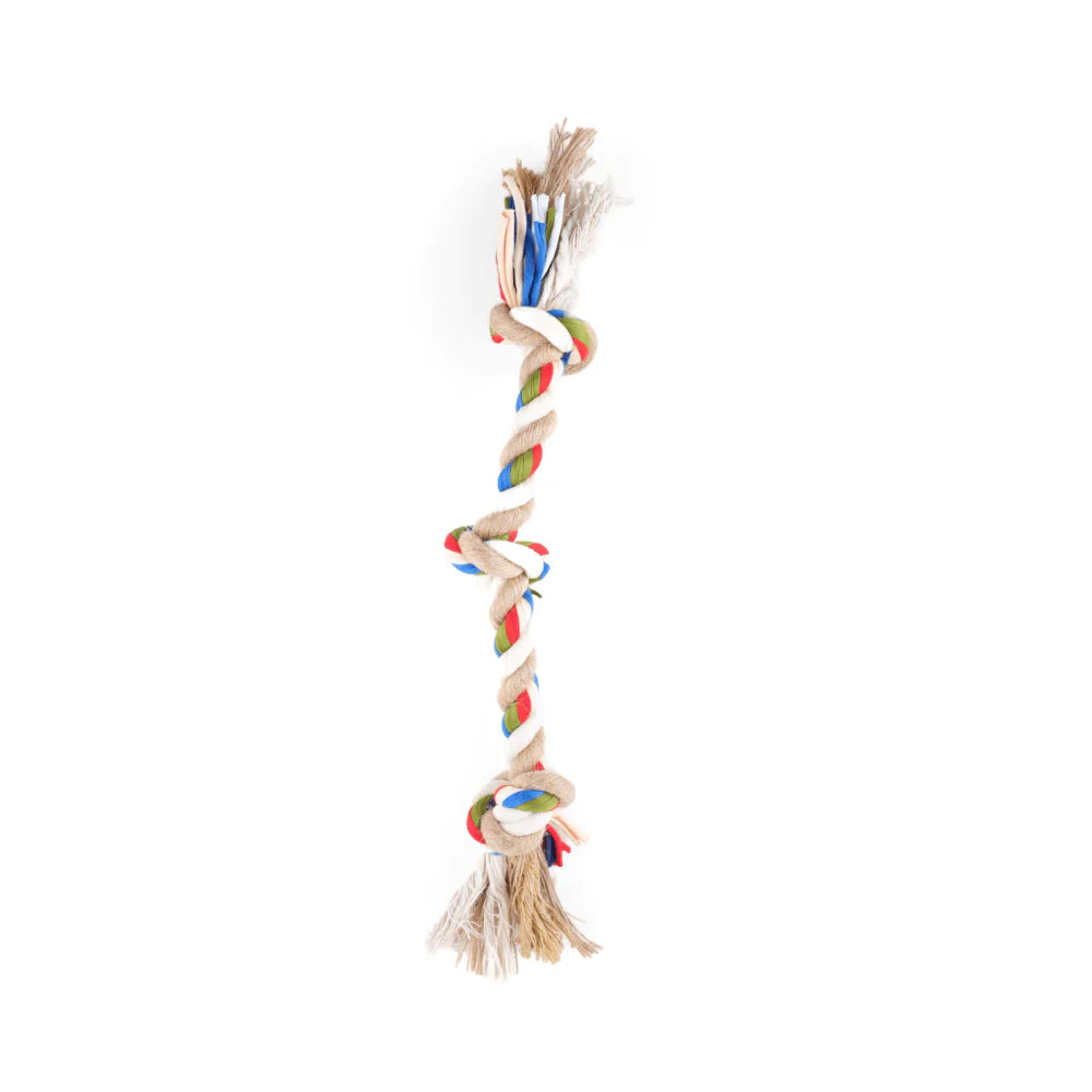 FOFOS Flossy 3knot Rope Toy