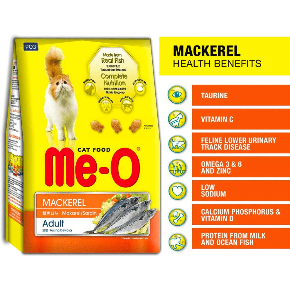 Me-O Mackerel Adult Dry Cat Food