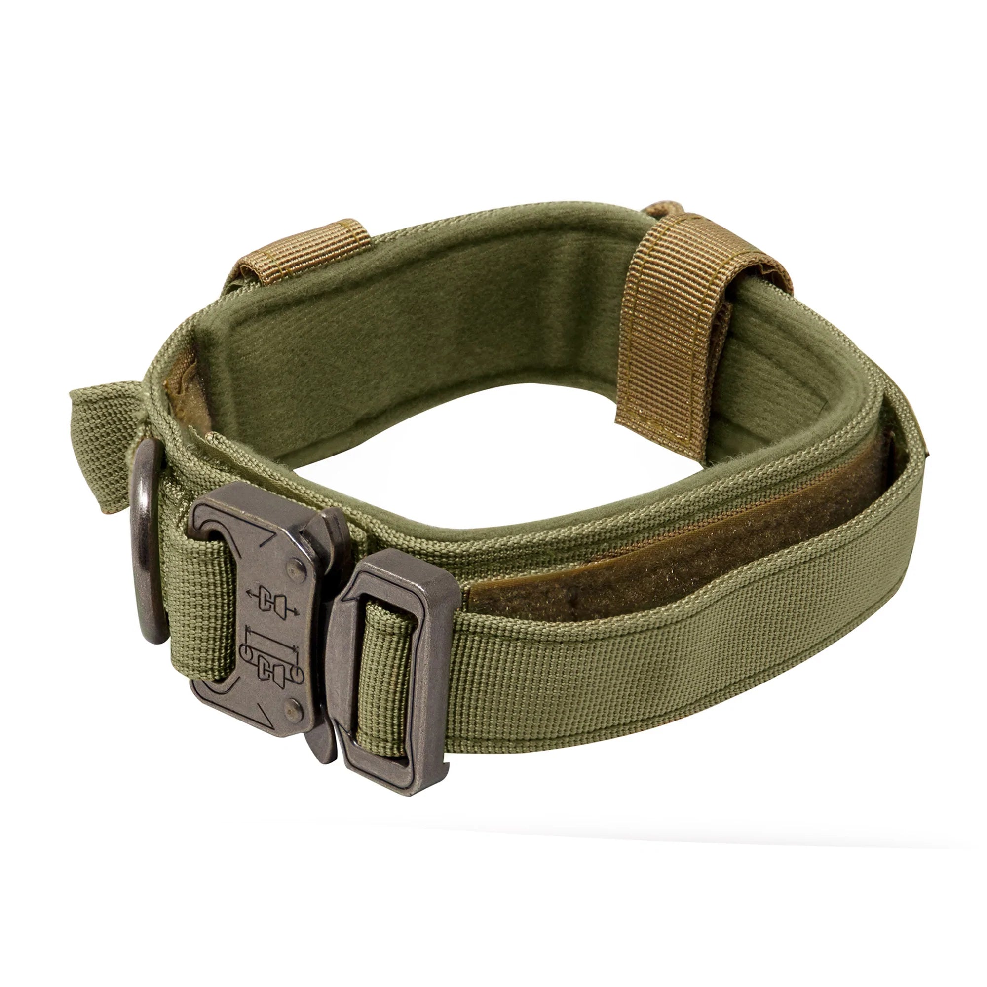 Whoof Whoof Tactical Collar Green