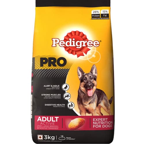 Pedigree PRO Active Expert Nutrition for Adult Large Breed Dog Dry Food