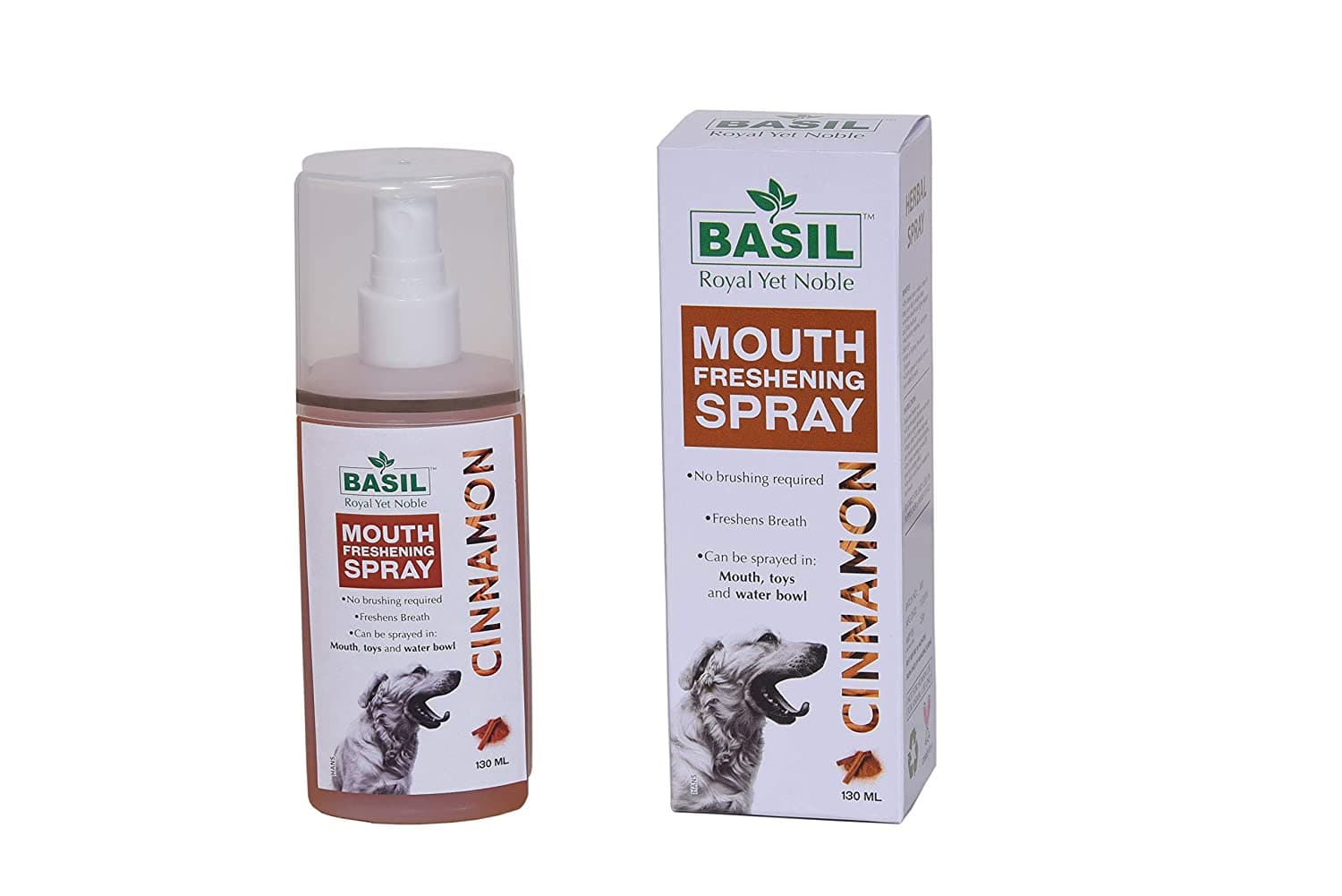 Basil Mouth Freshening Spray - Cinnamon