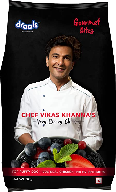 Drools Gourmet Bites Chef Vikas Khanna's Very Berry Chicken Puppy Dog Dry Food - Petzzing