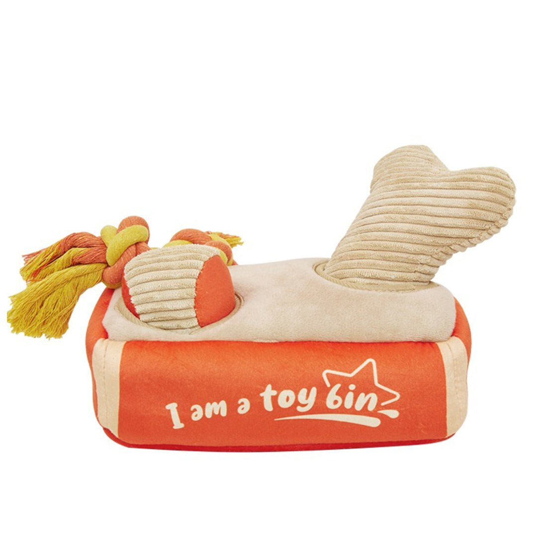 FOFOS Hide & Seek Plush Rope Dog Toy - Petzzing