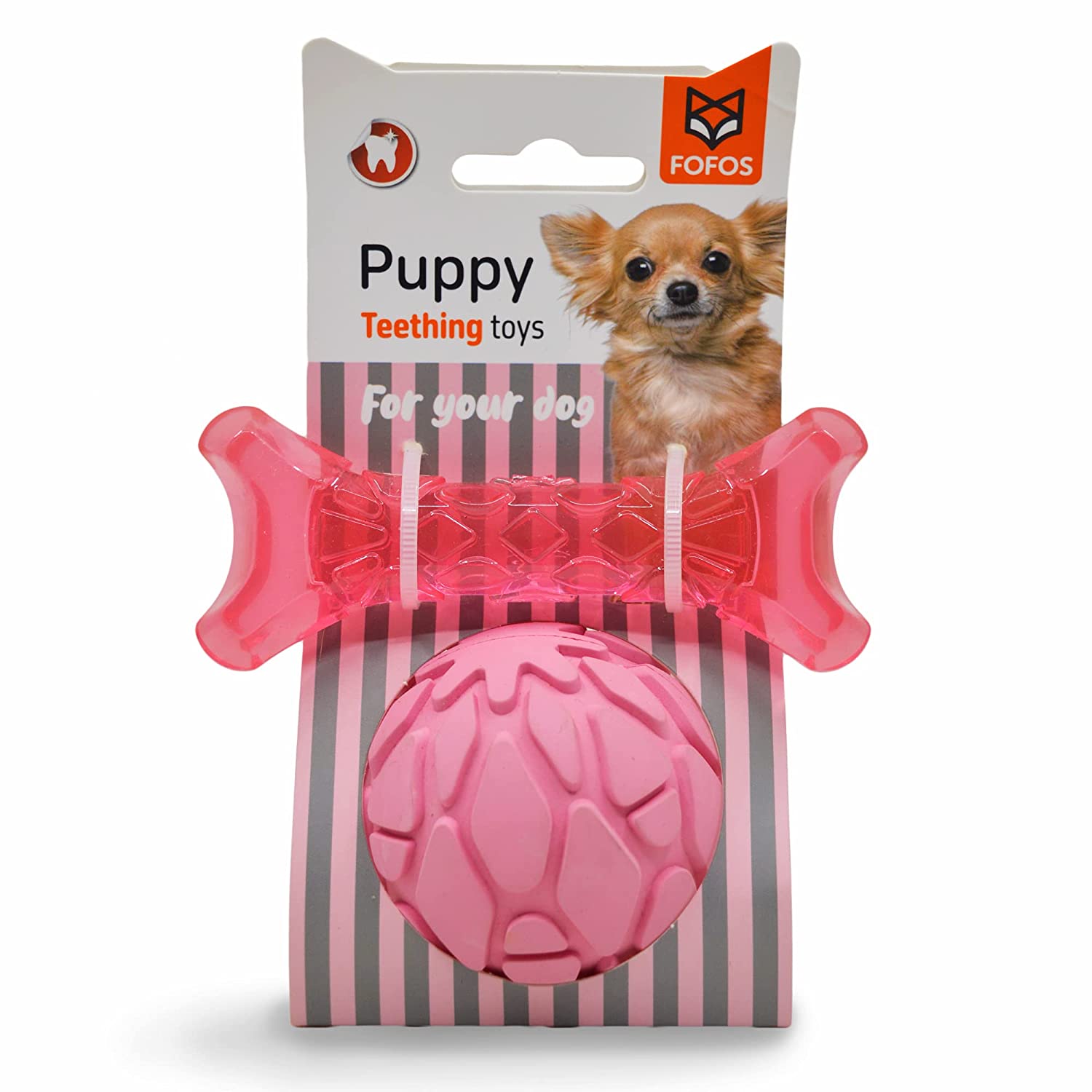 FOFOS Milk Bone & Ball Pink - Petzzing