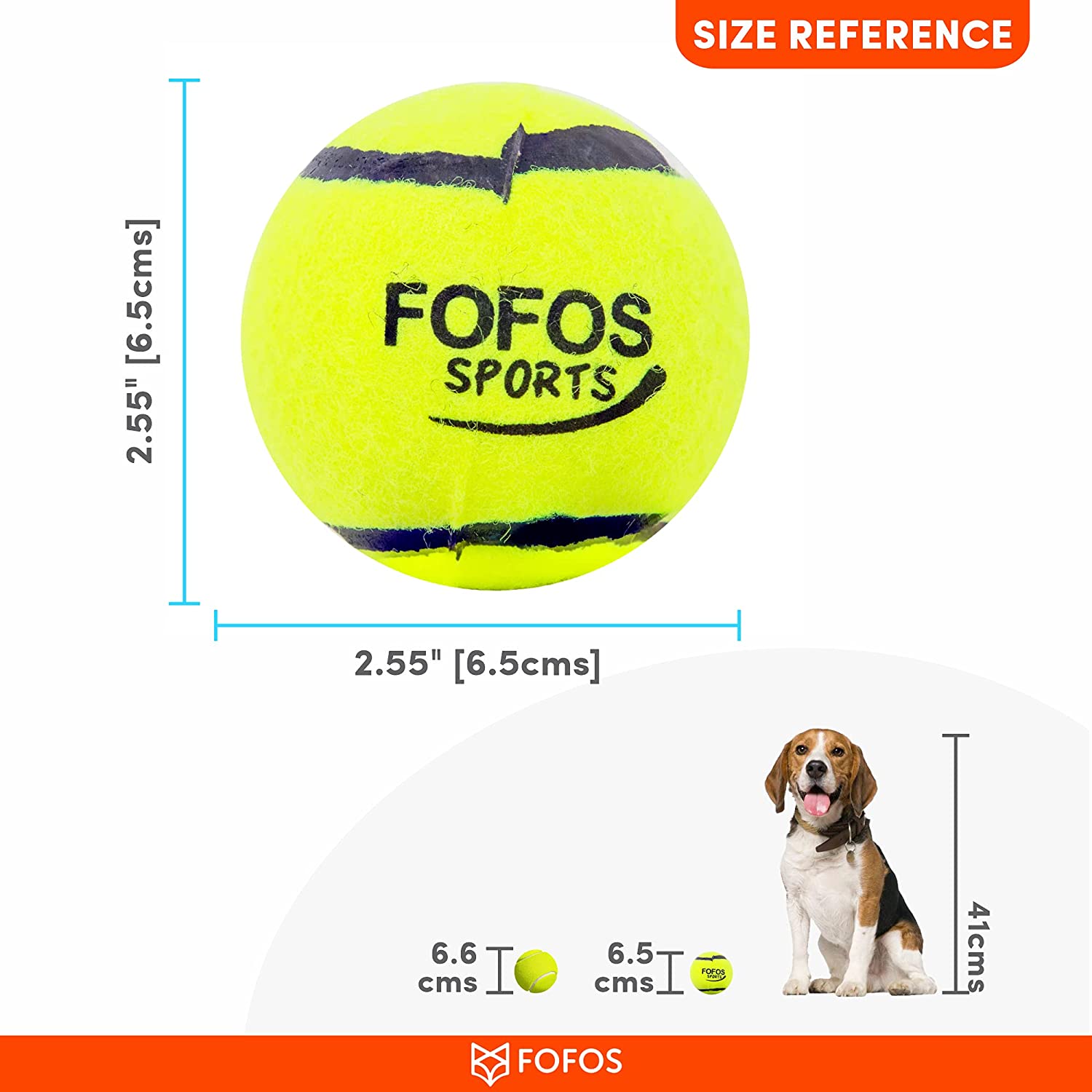 FOFOS Sports Fetch Ball 2 pc - Petzzing