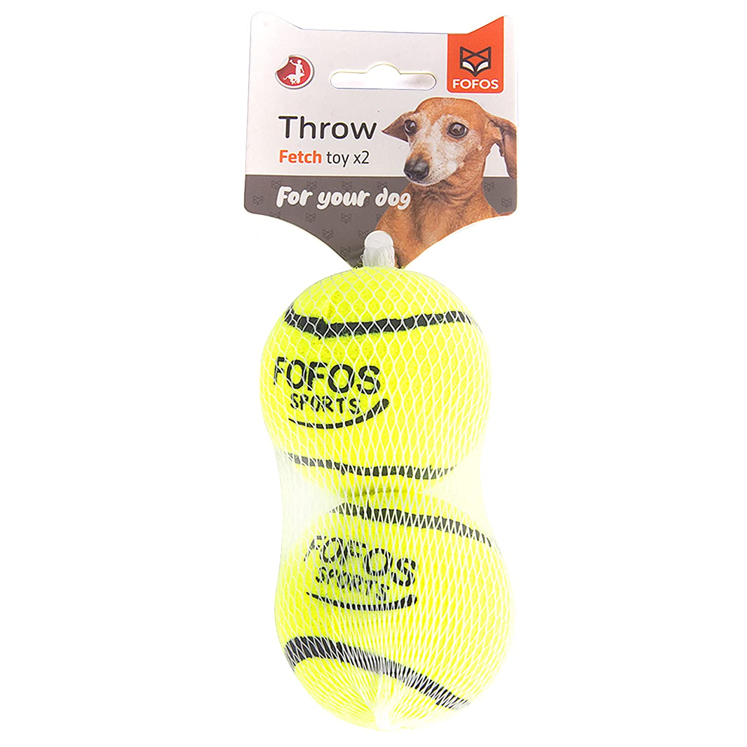 FOFOS Sports Fetch Ball 2 pc - Petzzing