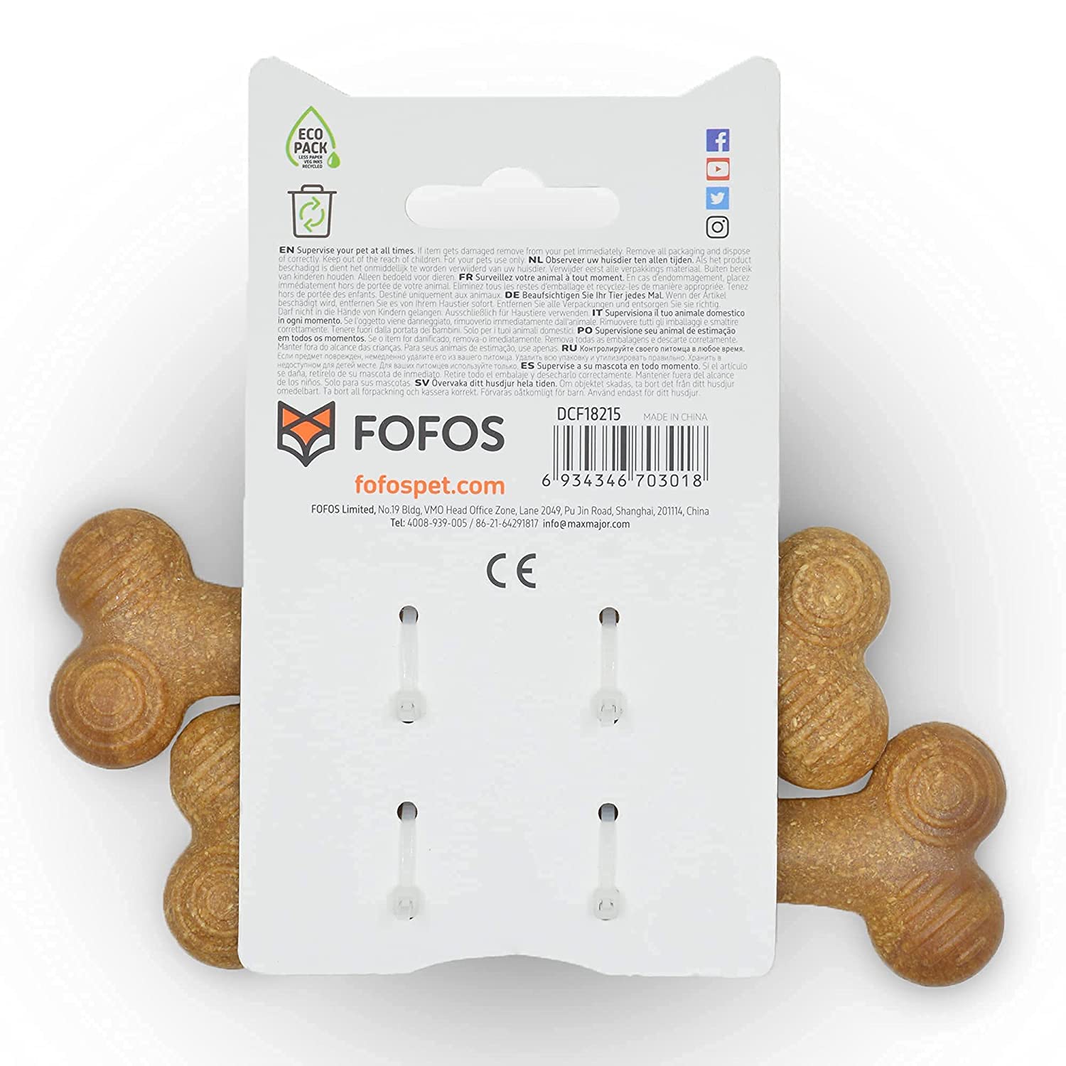 FOFOS Woodplay Bone Twin - Petzzing