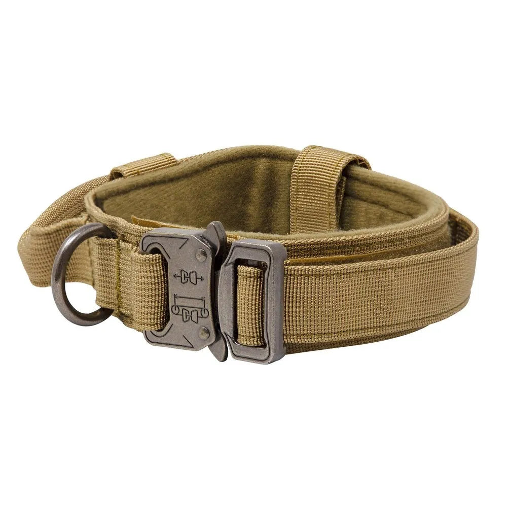 Whoof Whoof Tactical Collar Brown