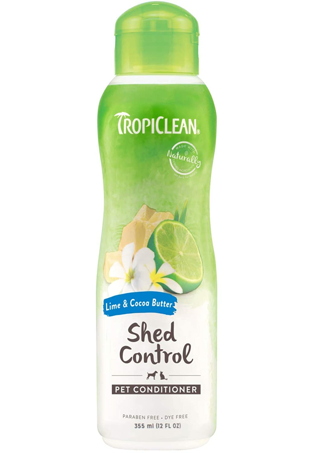 Tropiclean Shed Control (Lime & Cocoa Butter) Pet Conditioner - Petzzing